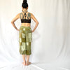 HIKARI／SALE／Khaki Patchwork wide pants