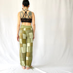 HIKARI／SALE／Khaki Patchwork wide pants