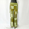 HIKARI／SALE／Khaki Patchwork wide pants