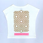 CICADA／Isramic Pattern フレンチスリーブ T-Shirt  (M)