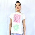 CICADA／Isramic Pattern フレンチスリーブ T-Shirt  (M)