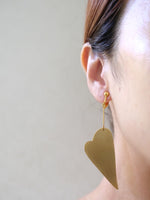 HAILA JEWERLY ／ Heart Brass Pierce　　(受注制作)