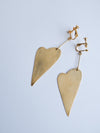 HAILA JEWERLY ／ Heart Brass Pierce　　(受注制作)