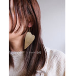 HAILA JEWERLY ／ Heart Brass Pierce　　(受注制作)