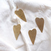 HAILA JEWERLY ／ Heart Brass Pierce　　(受注制作)