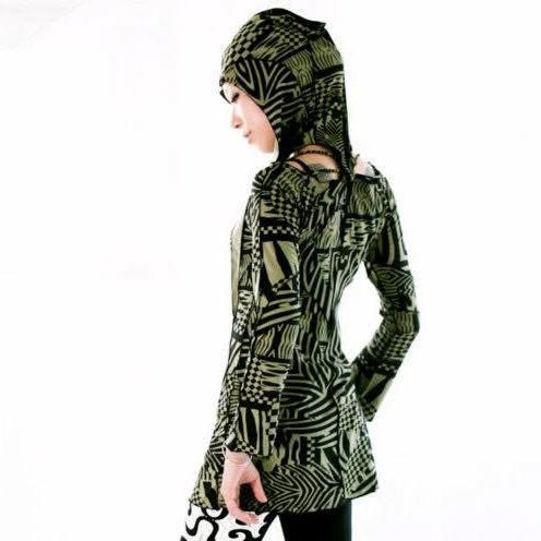 HIKARI／SALE／Long Tops with hood