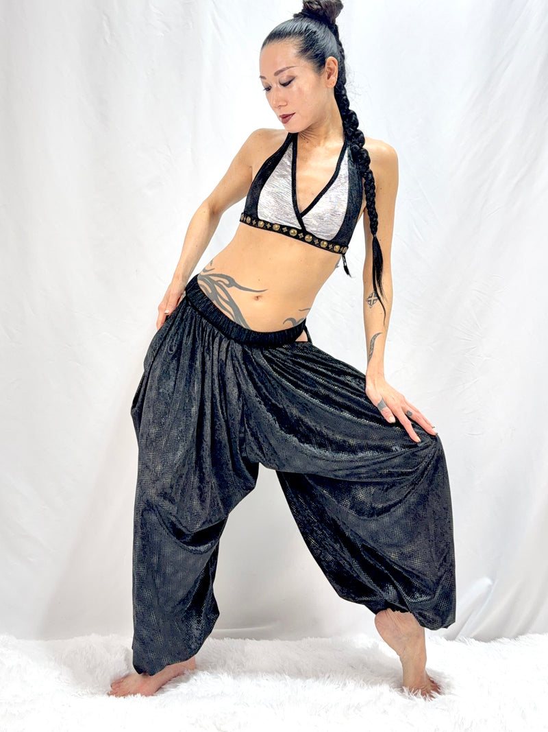 Side open Harem Pants ／ BLACK 3type – AXELICA