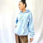 Shan Dra ／ Pullover Hoodie  ／ Sky Blue