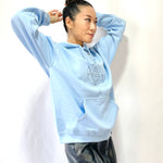 Shan Dra ／ Pullover Hoodie  ／ Sky Blue