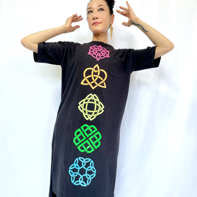 CICADA／Geometric & Isramic Pattern Long T-shirt