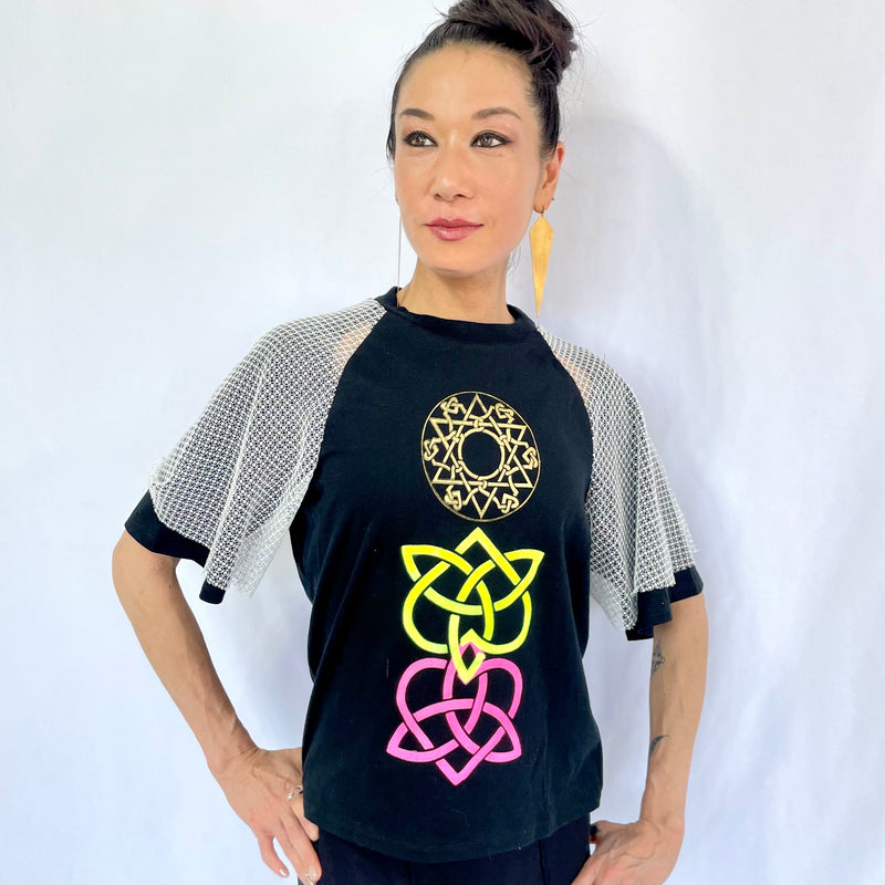 CICADA／Geometric & Isramic Pattern T-shirt