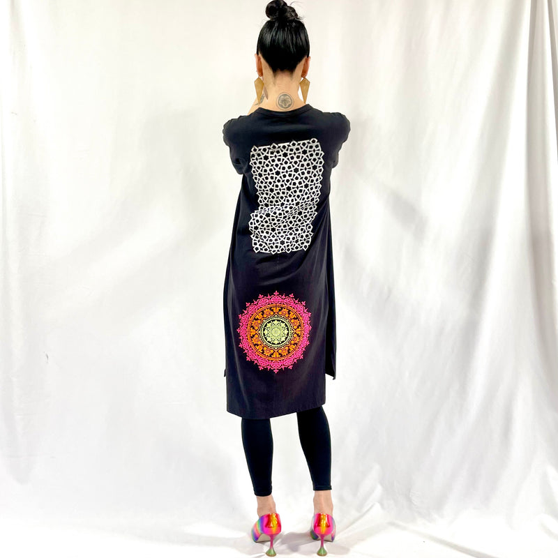 CICADA／Geometric & Isramic Pattern Long T-shirt