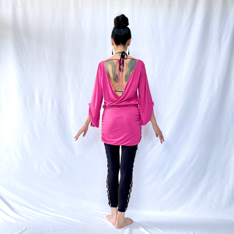 HIKARI／SALE／KIMONO mini dress