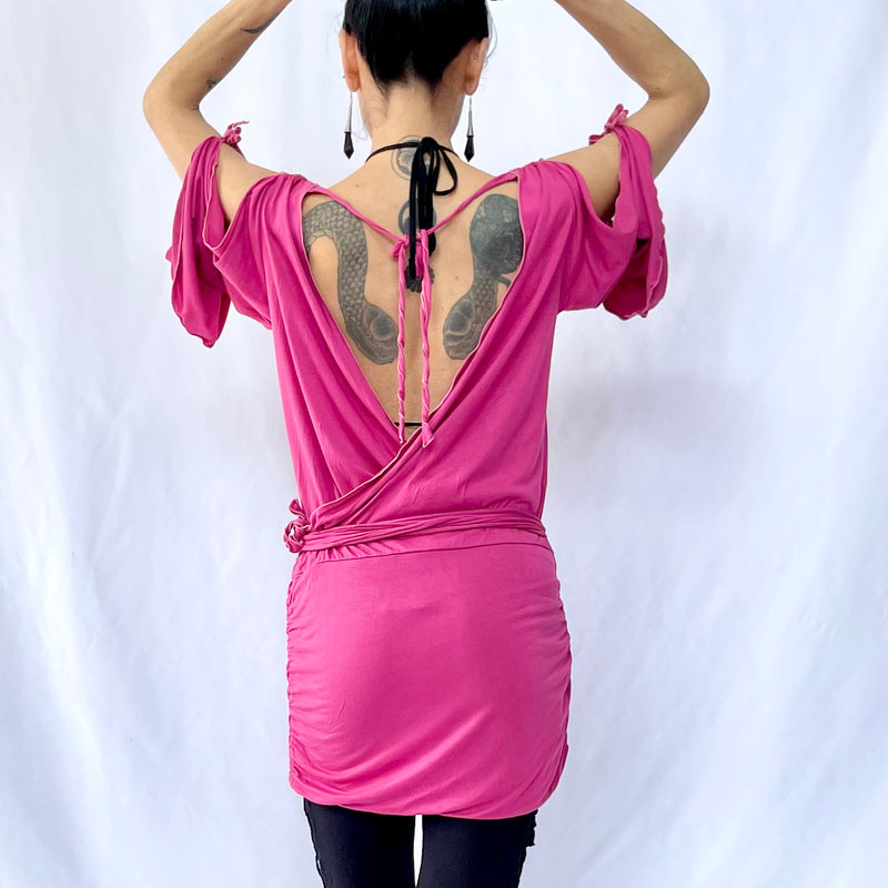 HIKARI／SALE／KIMONO mini dress