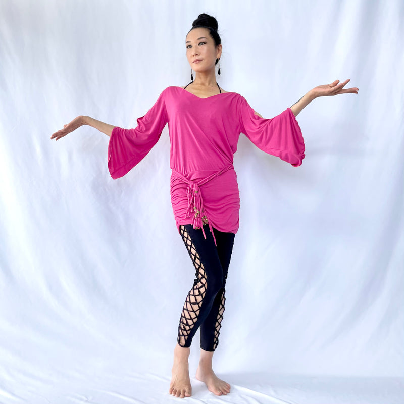 HIKARI／SALE／KIMONO mini dress