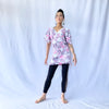 HIKARI／SALE／Daisy Print Kimono Mini Dress