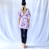HIKARI／SALE／Daisy Print Kimono Mini Dress
