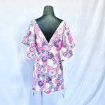 HIKARI／SALE／Daisy Print Kimono Mini Dress