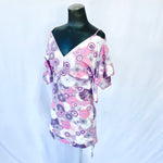 HIKARI／SALE／Daisy Print Kimono Mini Dress