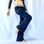 HIKARI／SALE／6 Pocket flare pants<Tie dye>