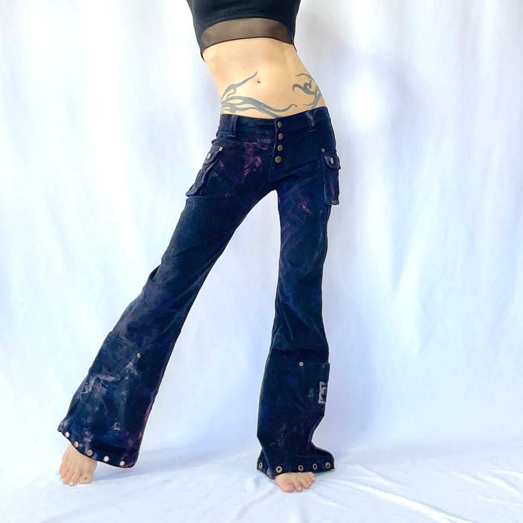 HIKARI／SALE／6 Pocket flare pants<Tie dye>