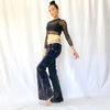 HIKARI／SALE／6 Pocket flare pants<Tie dye>