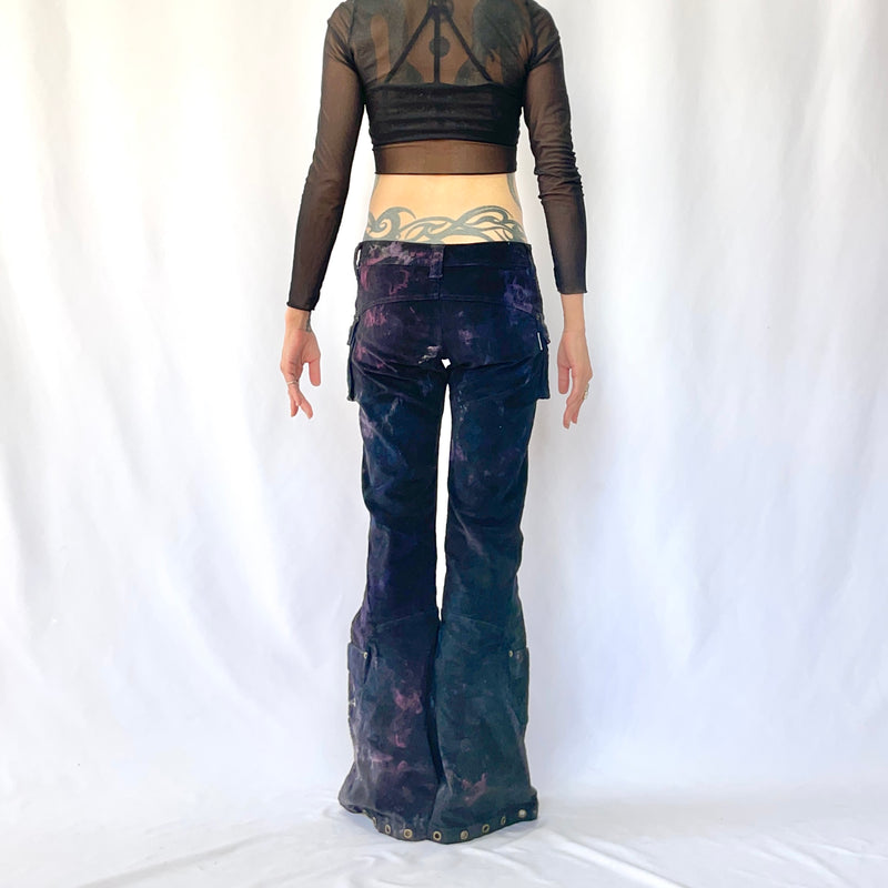 HIKARI／SALE／6 Pocket flare pants<Tie dye>