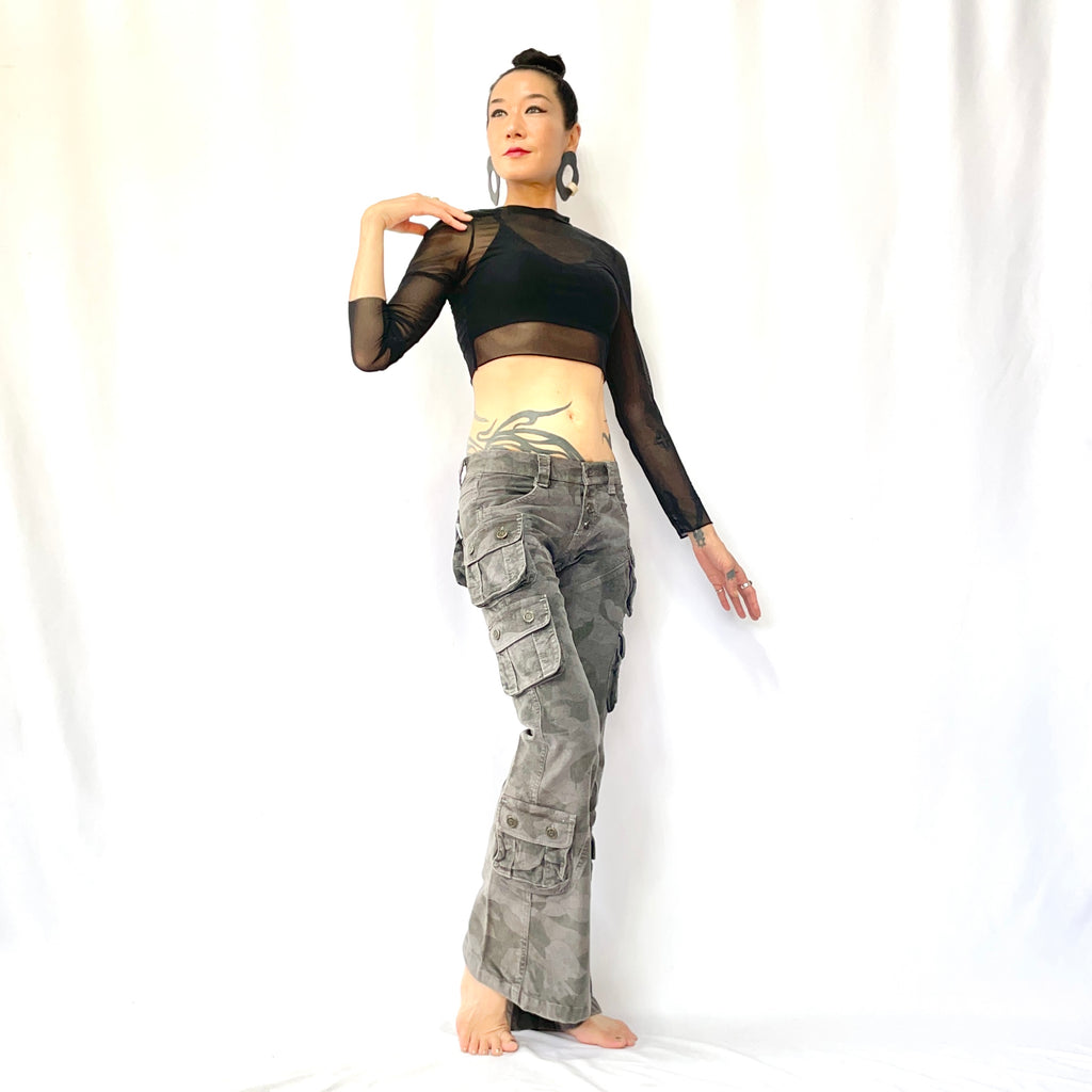 HIKARI／SALE／Cargo Flare Pants