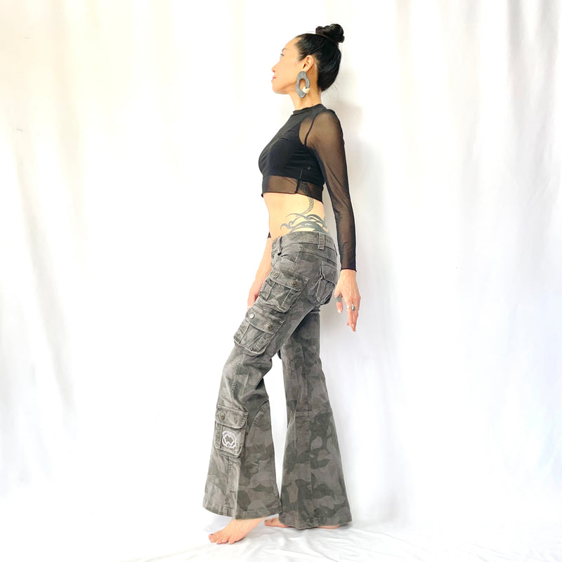 HIKARI／SALE／Cargo Flare Pants