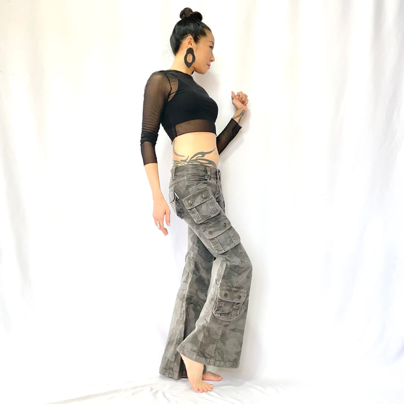 HIKARI／SALE／Cargo Flare Pants
