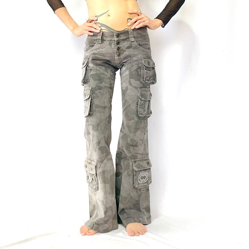 HIKARI／SALE／Cargo Flare Pants