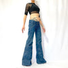 HIKARI／SALE／Organic stretch denim 10 pocket flare pants