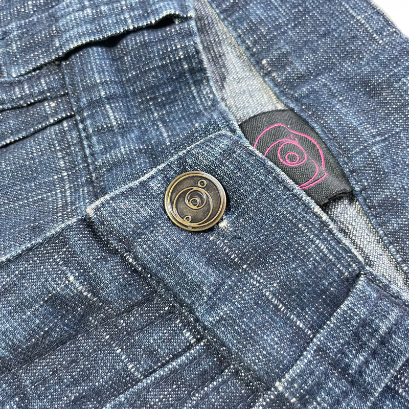 HIKARI／SALE／Organic stretch denim 10 pocket flare pants