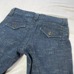 HIKARI／SALE／Organic stretch denim 10 pocket flare pants