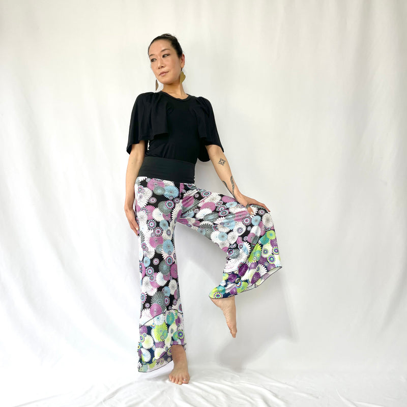 HIKARI／SALE／Daisy print pants