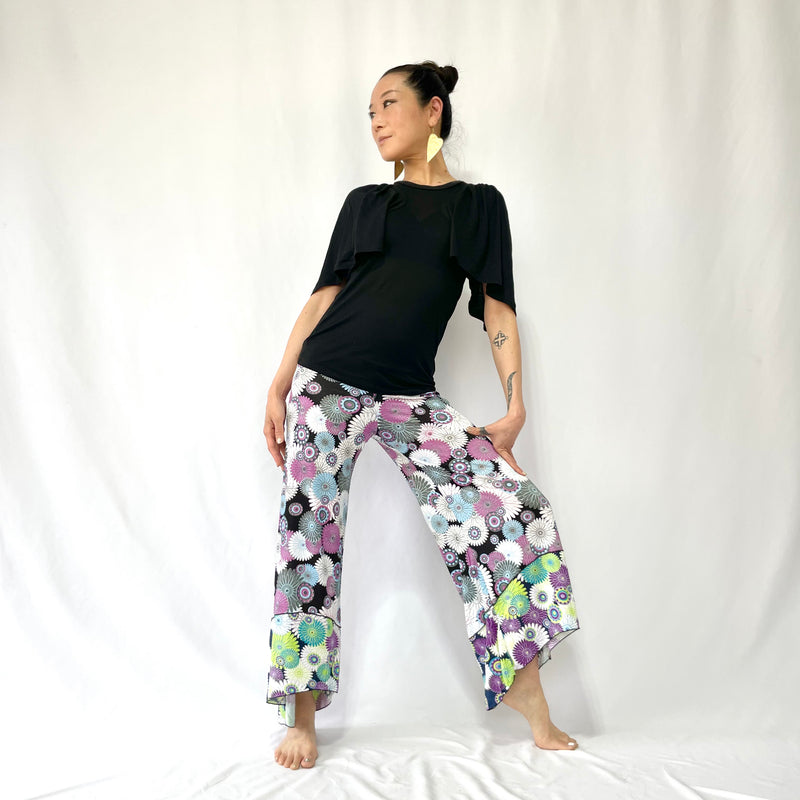 HIKARI／SALE／Daisy print pants