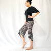 HIKARI／SALE／Karakusa print cropped pants