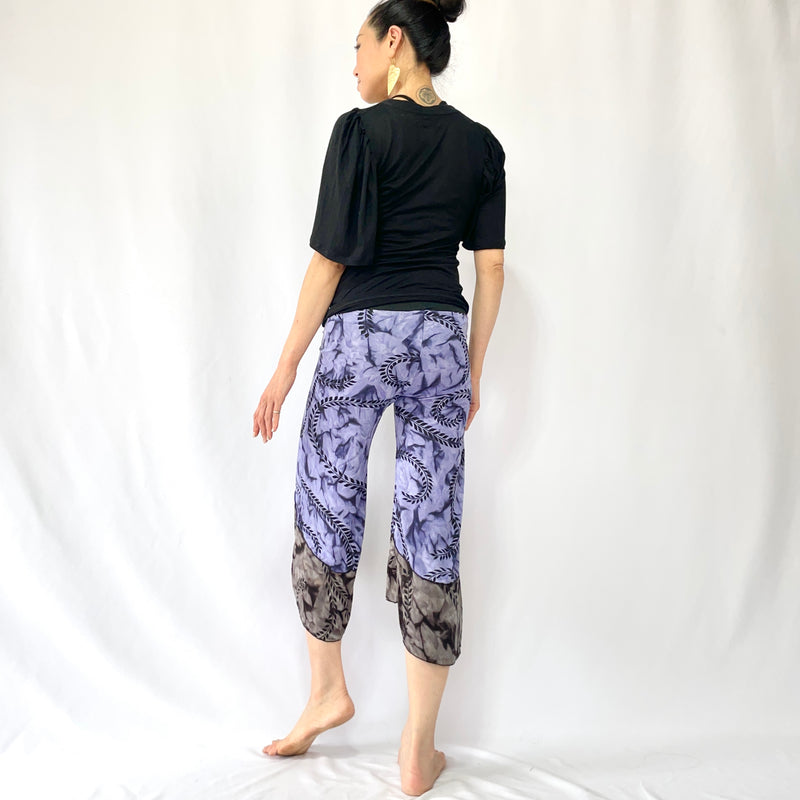 HIKARI／SALE／Karakusa print cropped pants